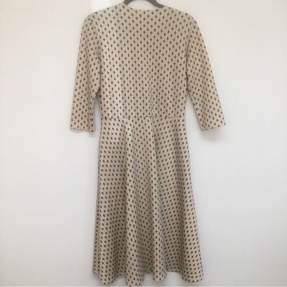 Agnes & Dora Tan Fit n Flare Aline dress L Large NWT​​​ - Picture 6 of 6